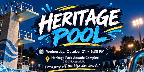 Heritage Pool - Diving Boards (boys ages 11-18)