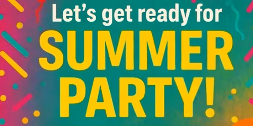 Children's Let's Get Ready For Summer party, free entry
