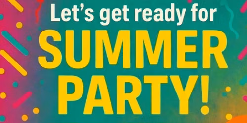 Children's Let's Get Ready For Summer party, free entry