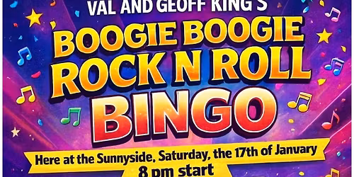 Boogie boogie rock \u2018n\u2019 roll bingo