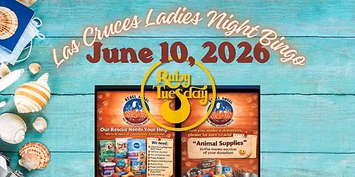 Las Cruces Ladies June 10th Night out Bingo