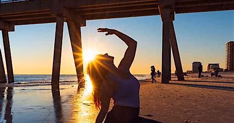 Beach Meditation \u2022 Breathwork \u2022 Gentle Yoga