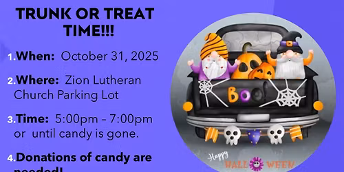 Trunk or Treat