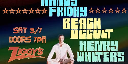 Live at Ziggy's - Nancy Friday, Henry Walters, Beach Occult