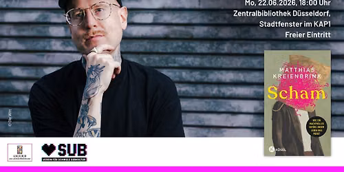 Lesung: Matthias Kreienbrink liest aus "Scham"