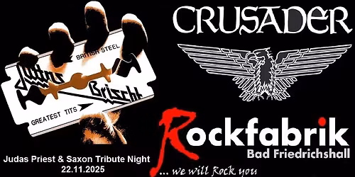 Judas Priest & Saxon Tribute Night Einlass 20.30 Uhr