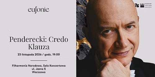 Eufonie 2026 | Penderecki: Credo | Klauza