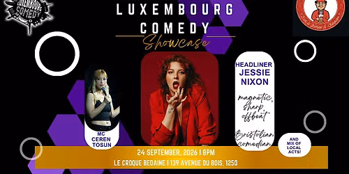 Luxembourg Comedy Showcase in English - Jessie Nixon (UK)