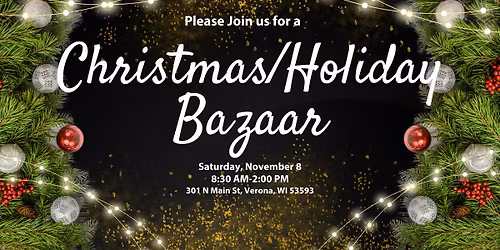 Annual Christmas\/Holiday Bazaar