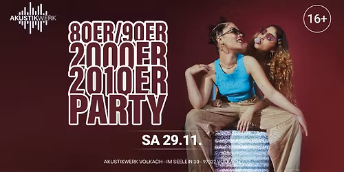 80er\/90er\/2000er\/2010er Party