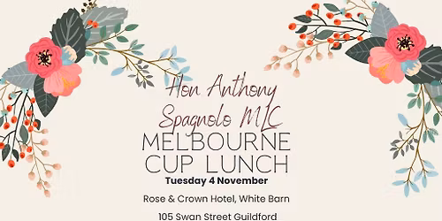 Melbourne Cup Lunch 2025