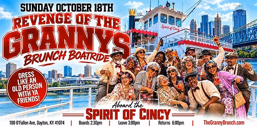 The Granny Brunch x Rock The Boat | Cincinnati Brunch Boatride