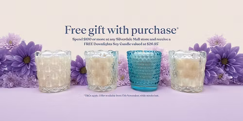 FREE Gift With Purchase: Downlights Soy Candle