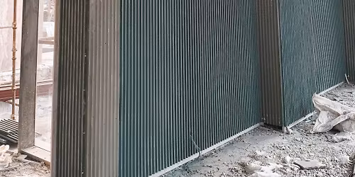 club house work progress 