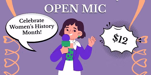 Women's History Open Mic Night