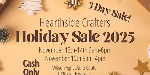Hearthside Crafters Holiday Sale 2025