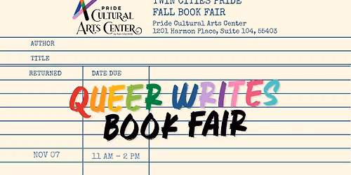 Queer Writes Book Fair