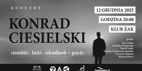 Konrad Ciesielski | premiera albumu \u201eKoniec\u201d | Klub \u017bak, Gda\u0144sk | 12.12.2025