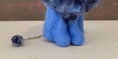 Needle Felting - Luna the Celestial Circus Lion at Swan Island Dahlias