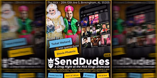 Send Dudes at The Nick Sunday June 7th, Doors 7pm
