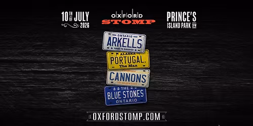 Oxford STOMP 2026 - Arkells, Portugal. The Man, Cannons & The Blue Stones