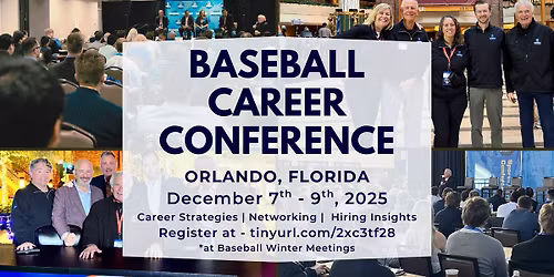 Baseball Career Conference at the Winter Meetings \u2013 Orlando 2025