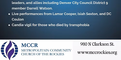 TDoR Transgender Day of Remembrance