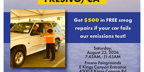 Free Smog Repair Event - Fresno!
