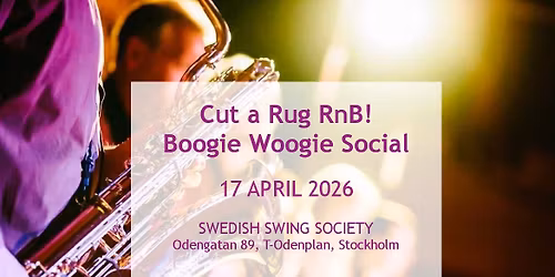 Cut a Rug RnB ( Boogie Woogie ) - 17 April 2026