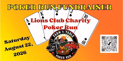 Lions Club Charity Poker Run 2026
