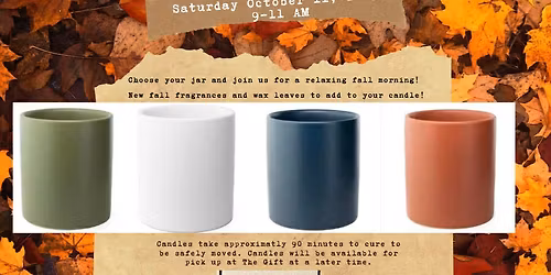 Fall Candle Pouring