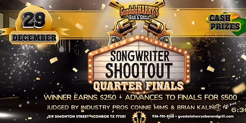 Songwriters Shootout - Quarter Finals