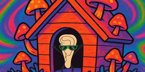 All earz down the doghouse