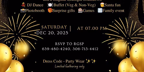 Saskatoon\u2019s most awaited Christmas & New year party 