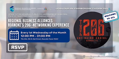 RBA Roanoke\u2019s 206 - Networking Experience