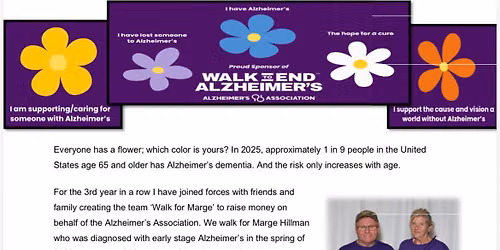Alzheimer's walk