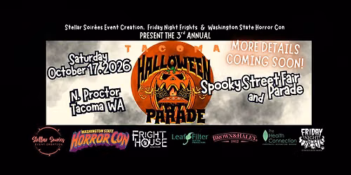 3rd Annual Tacoma Halloween Parade & Spooky Street Fair