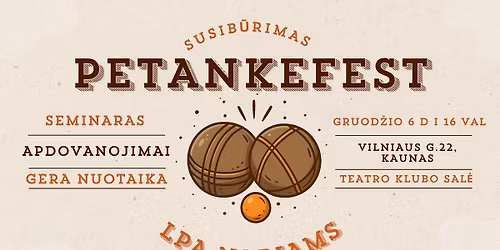 Petank\u0117s sezono u\u017edarymas