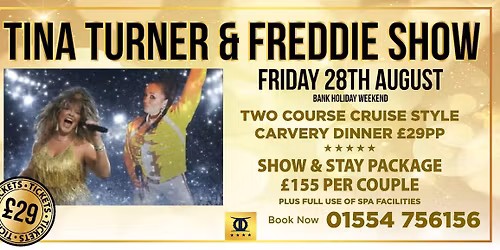 TINA TURNER & FREDDIE TRIBUTE SHOW