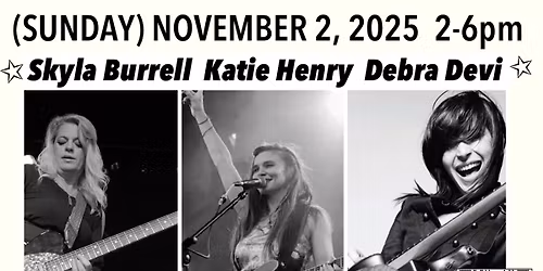 BCBS Presents: 2025 FALL FOOTSTOMPER \u2022 LADIES PLAY THE BLUES 11\/2\/25