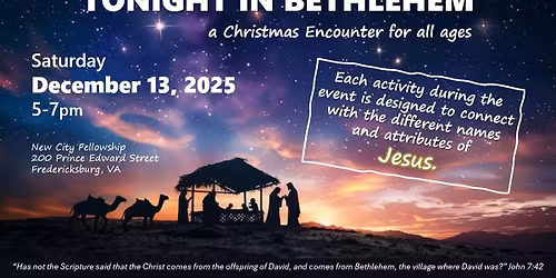 Tonight in Bethlehem