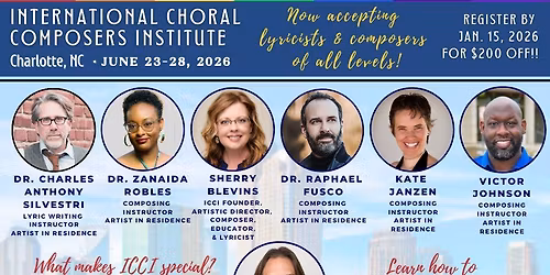 International Choral Composers Institute 