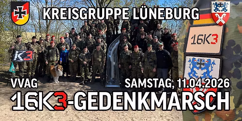 16K3-Gedenkmarsch der Kreisgruppe L\u00fcneburg