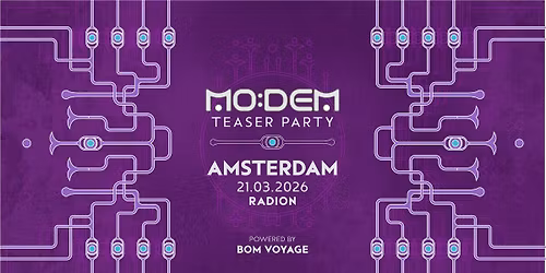 MoDeM Teaser Party Amsterdam 2026