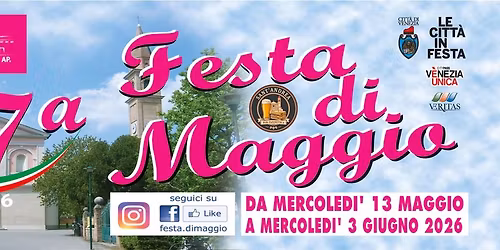 FESTA DI MAGGIO 2026 dal 13.05 al 3.06 a Favaro Veneto