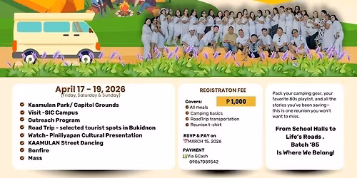 SICHS BATCH  '85 REUNION 