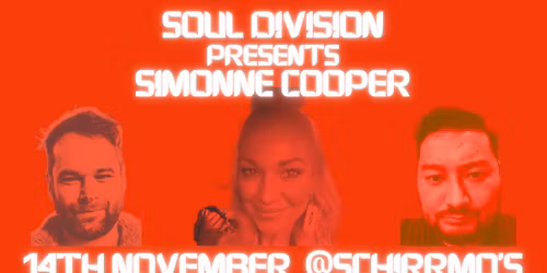 Soul Division Presents Simonne Cooper