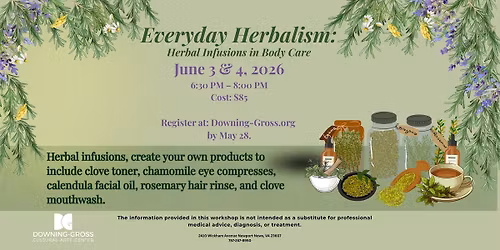 Everyday Herbalism: Herbal Infusions in Body Care