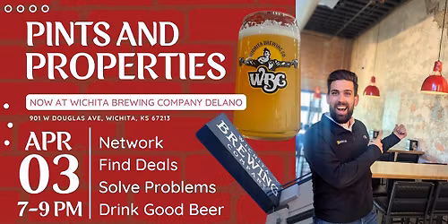 Pints and Properties (Monthly Networking Event)