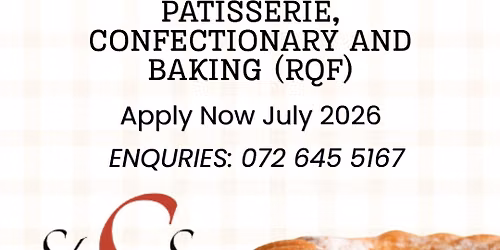 Full Time Diploma in Pastry starting July 2026